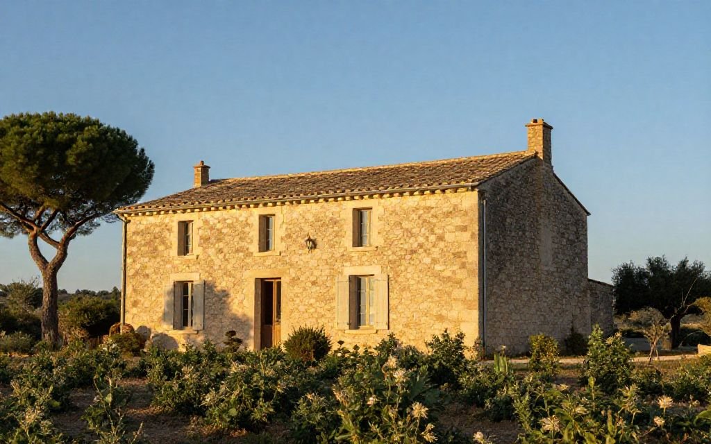 Mas provénçal en pierre naturelle, Provence
