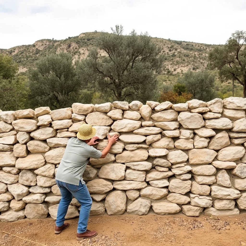 Pierre sèche dans les Alpilles : construire et restaurer