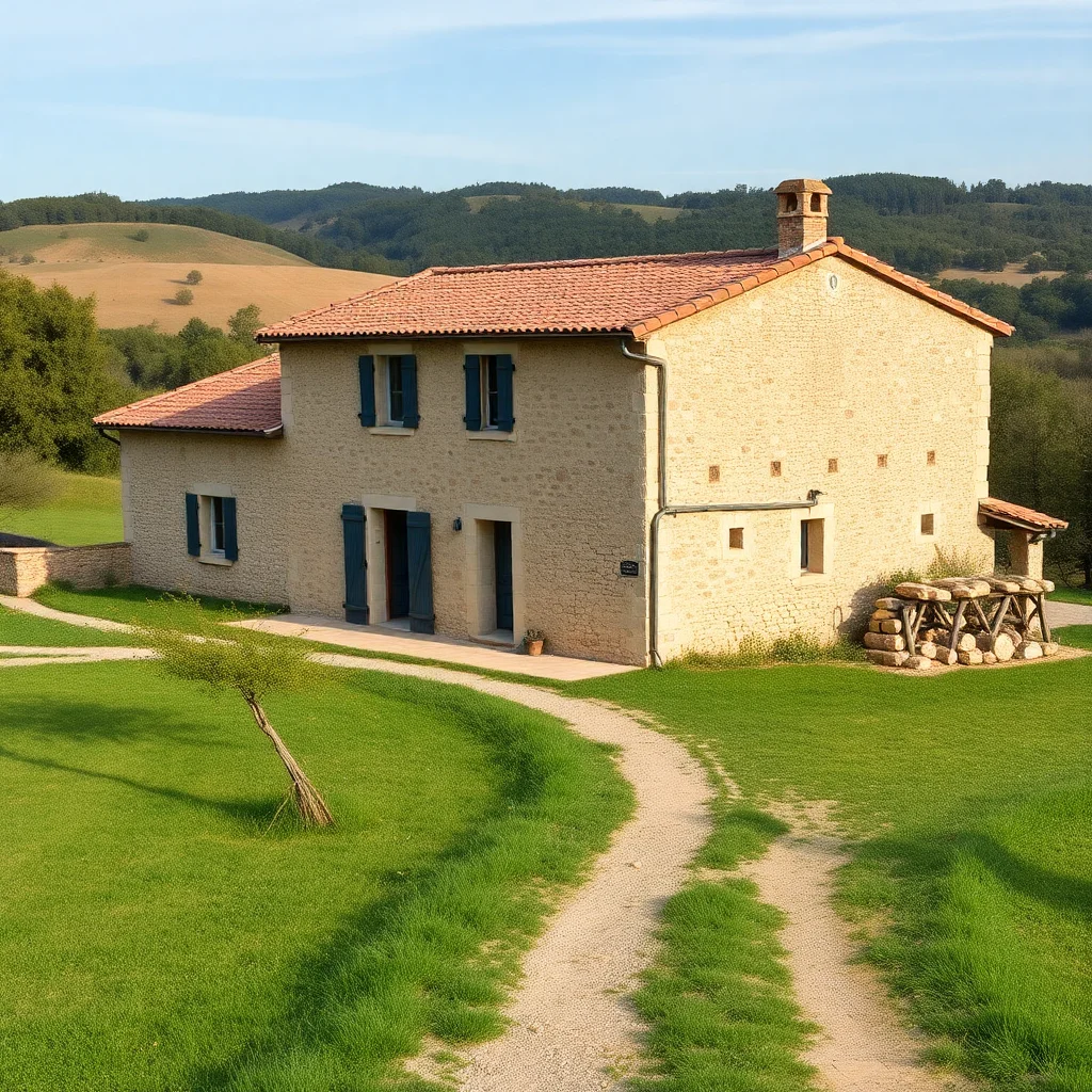 Mas provençal dans les Bouches-du-Rhône, contexte urbanistique rural